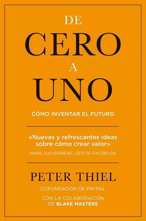 De Cero a Uno - Peter Thiel